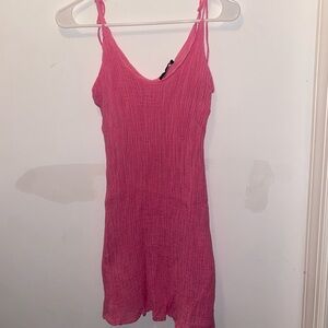 Maven West Vibrant Pink Textured Top